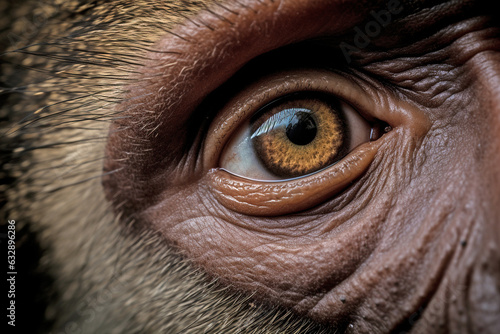 Close up of monkey eye © Firn