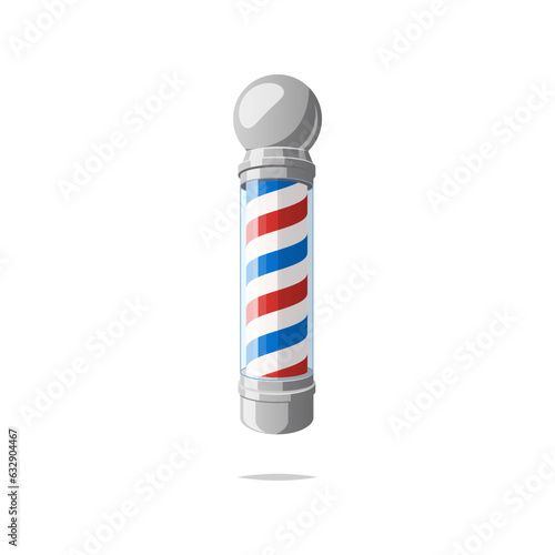 barber shop pole vector
