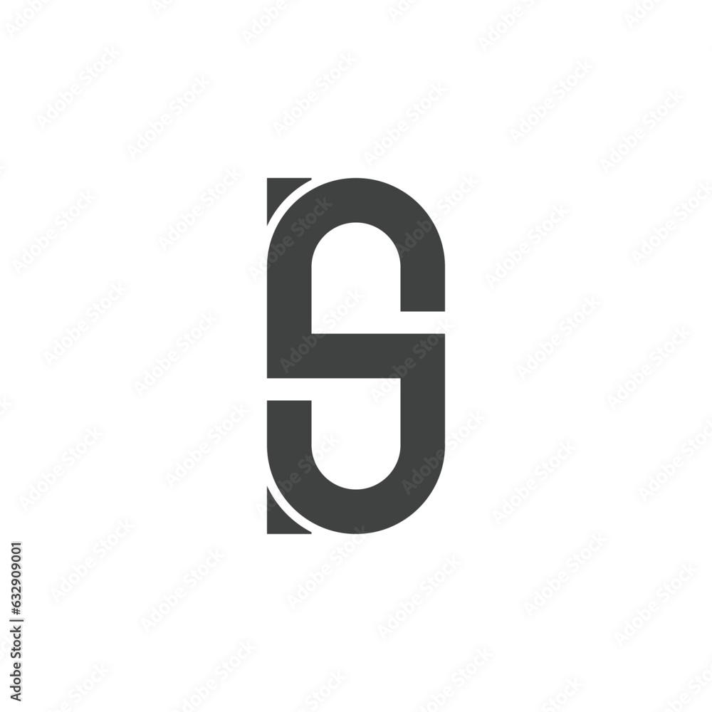 Initial alphabet letter S font icon Initial alphabet letter S font icon