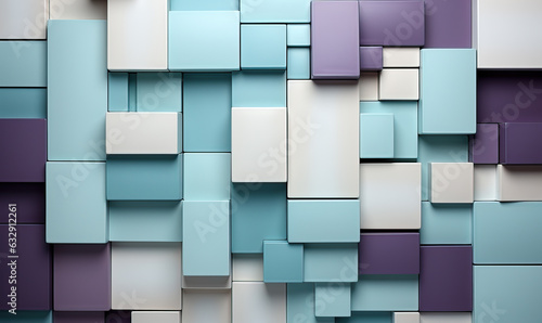 Fototapeta Naklejka Na Ścianę i Meble -  Abstract texture background from colored geometric shapes.