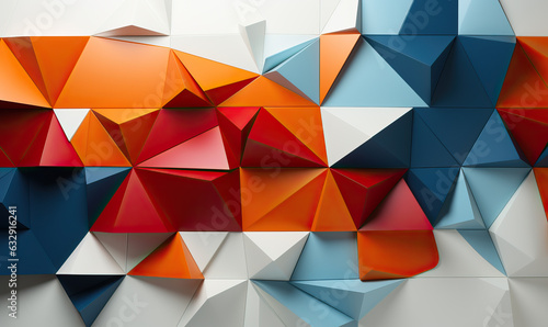 Fototapeta Naklejka Na Ścianę i Meble -  Abstract texture background from colored geometric shapes.