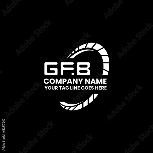 GFB letter logo creative design with vector graphic, GFB simple and modern logo. GFB luxurious alphabet design   photo