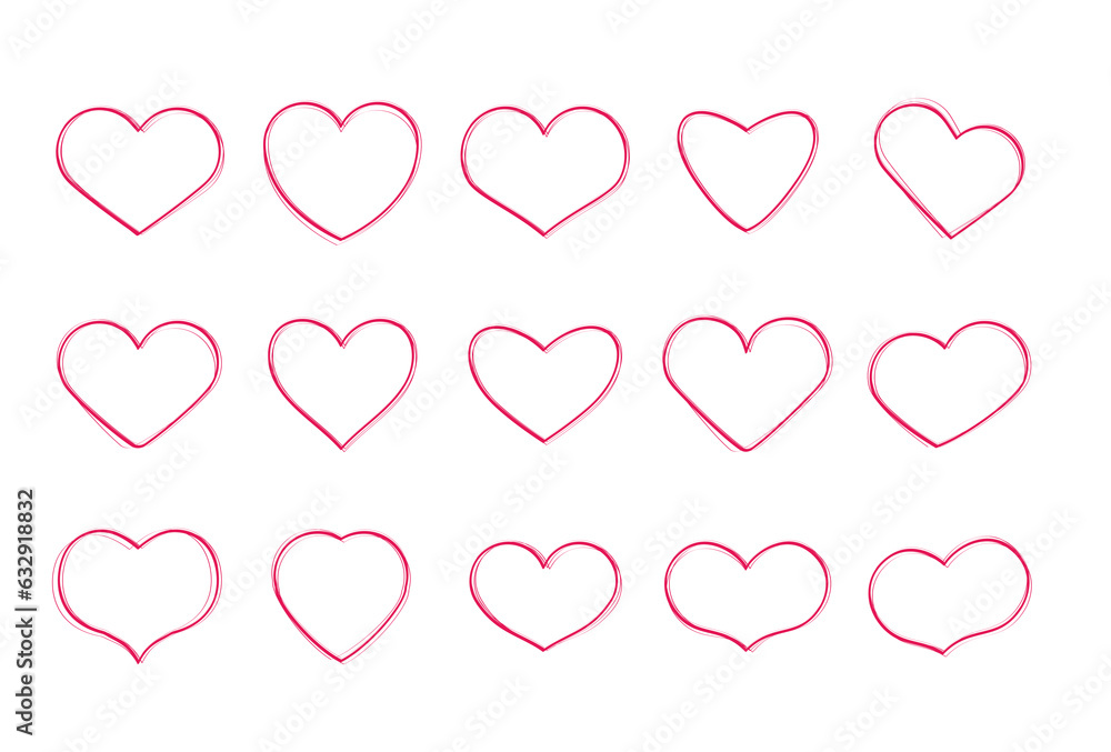 Love vector icon illustration design template
