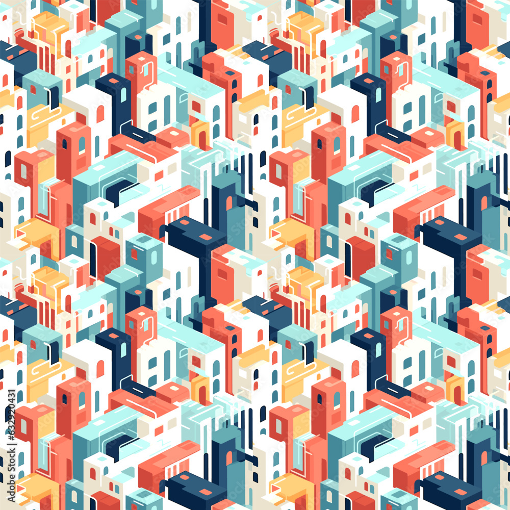 An abstract architecture graphic pattern, fusing structural shapes and lines into a cohesive design. This modern and sophisticated pattern is suitable for architectural presentations, decor, and art. An abstract architecture graphic pattern, fusing structural shapes and lines into a cohesive design. This modern and sophisticated pattern is suitable for architectural presentations, decor, and art.