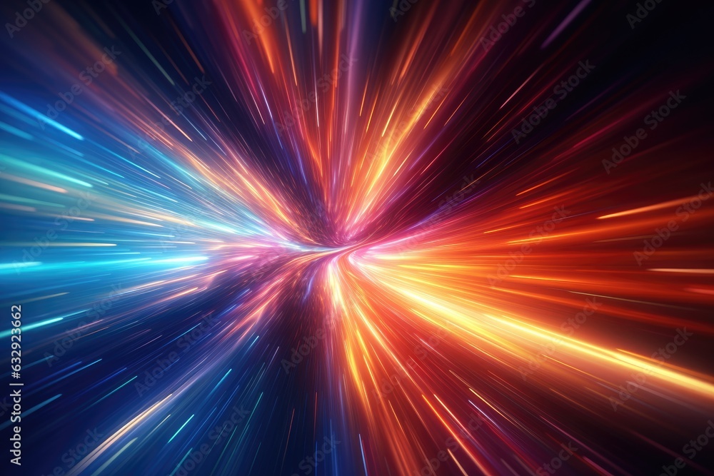 Abstract sparkle colourful background. Futuristic background. Generative AI Abstract sparkle colourful background. Futuristic background. Generative AI