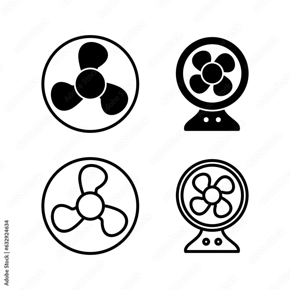 Fan icon vector. blower icon. propeller. ceiling Fan icon vector. blower icon. propeller. ceiling