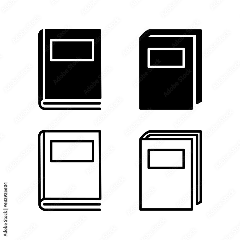 Book icon vector. Open book vector icon. Book icon vector. Open book vector icon.