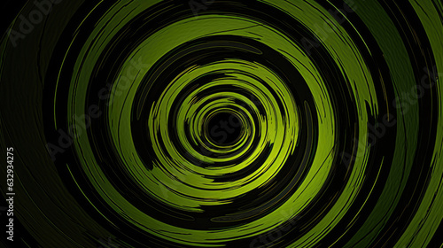 abstract green swirl background