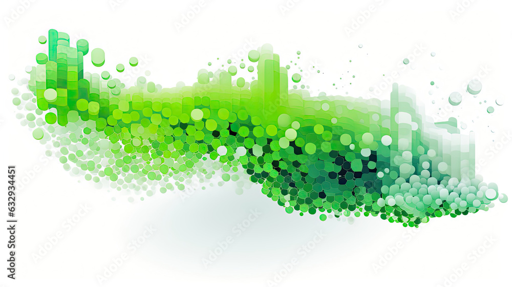 green abstract background