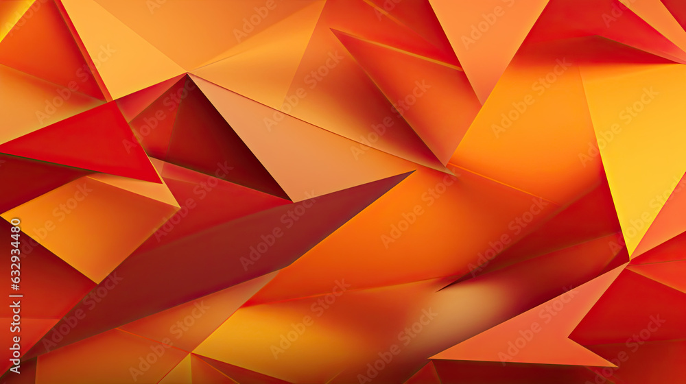 abstract background with orange triangles abstract background with orange triangles