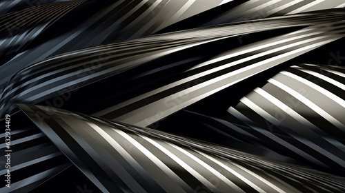 black and white lines abstract background