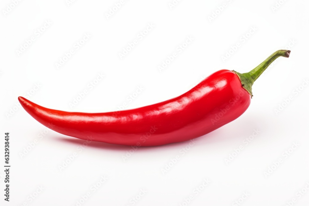 Red chile pepper isolated on white background Red chile pepper isolated on white background