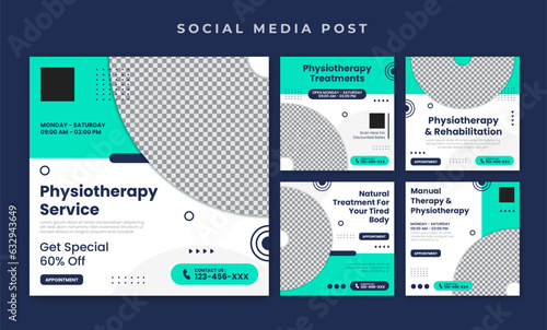 Physiotherapy social media post template