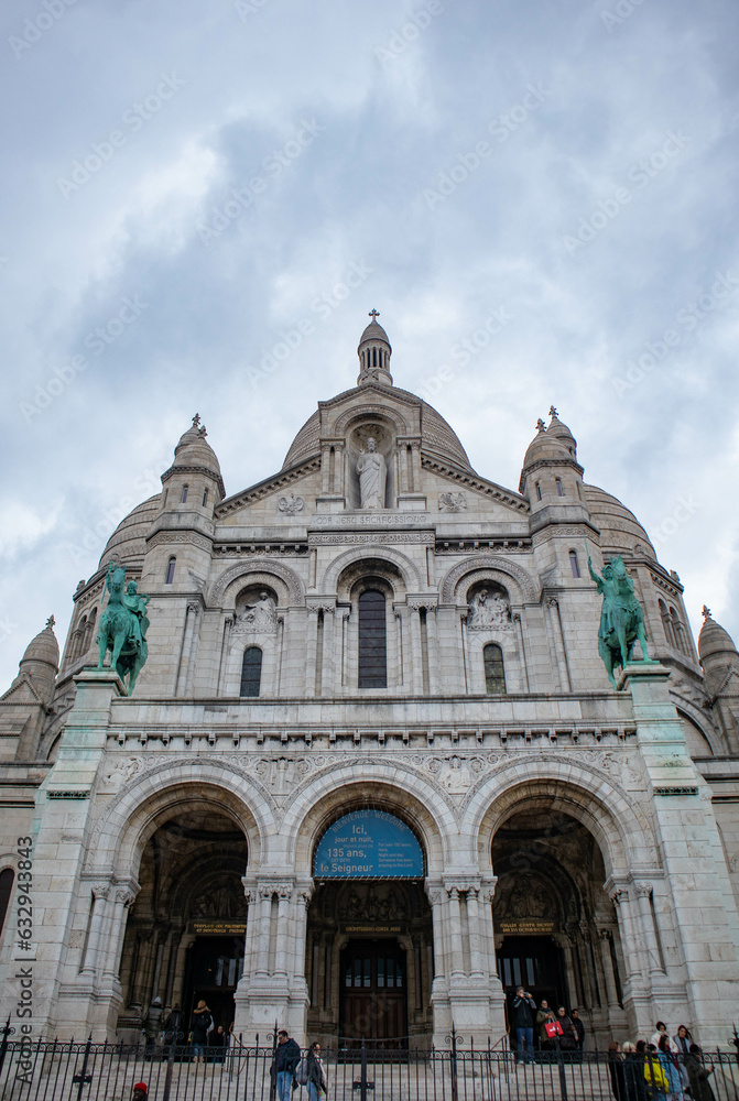 Basilica del Sacro Cuore, quartiere di Montmartre, città di Parigi, Francia