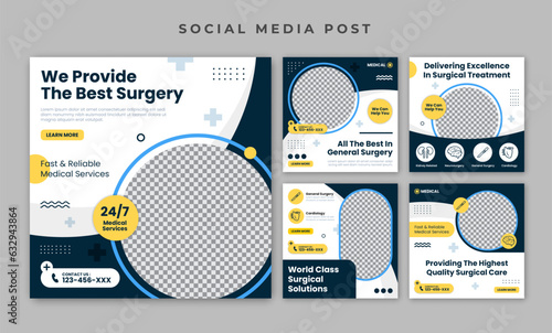Surgical care social media post template
