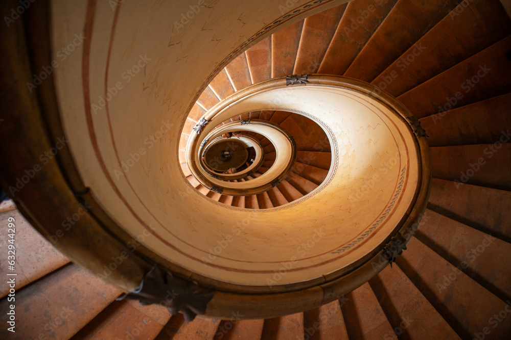 custom made wallpaper toronto digitalPalazzo Barozzi e la sua scala a chiocciola, comune di Vignola, provincia di Modena, Emilia Romagna