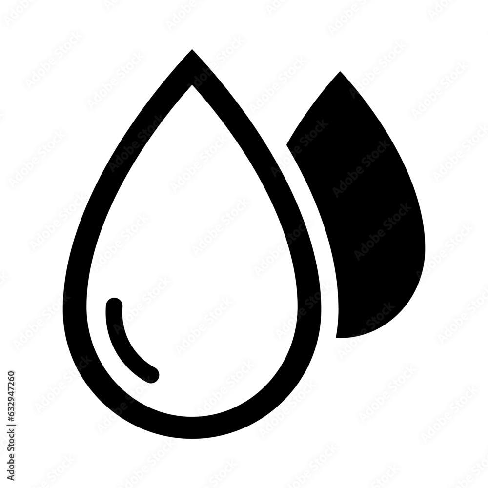 Drop icon. Vector illustration. EPS 10. Drop icon. Vector illustration. EPS 10.