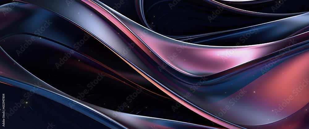 3d curved shape abstract motion graphics background. Anamorphic video 3d curved shape abstract motion graphics background. Anamorphic video