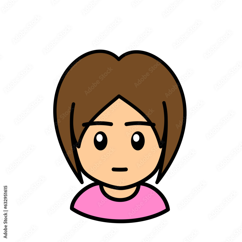 ブログで使えるアイコン ベクター版 女性03ショートカット 無表情
ブログで使えるアイコン ベクター版 女性03ショートカット 無表情