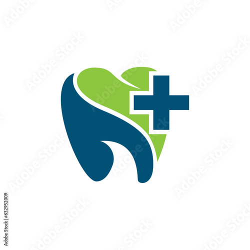 Dental care services logo and icon design vector. Very professional modern and eye-catching design.