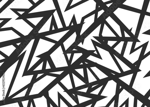 Abstract background with seamless rough geometric lines pattern