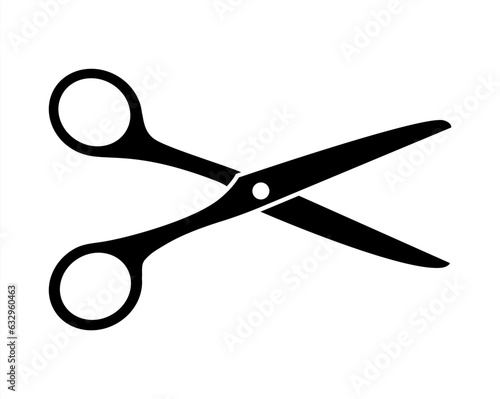 Scissors icon, vector 10 eps.