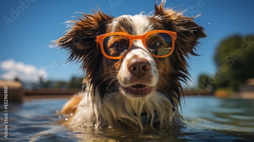 dog in water © nataliya_ua