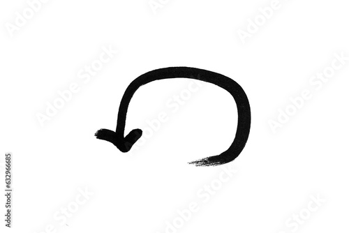 arrow marker isolated png mark hand draw 