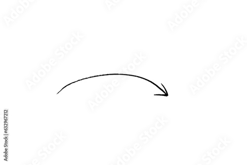 arrow marker isolated png mark hand draw 