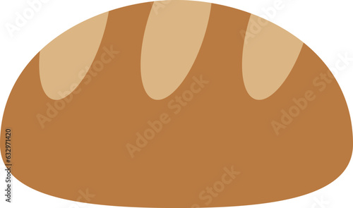 フランスパンのイラスト・アイコン（French bread）

