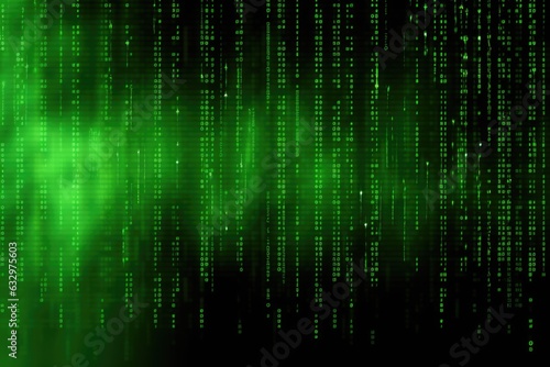 Abstract background, digital data , green matrix