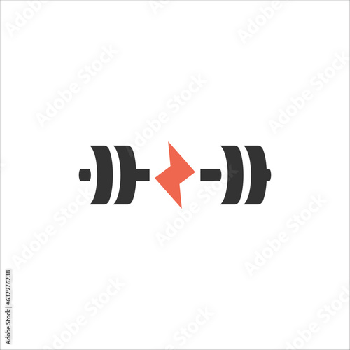 fitness gym electric logo design