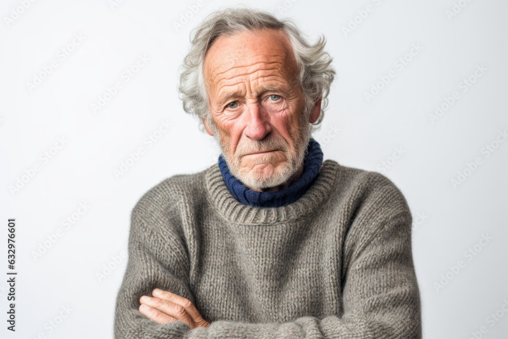 Lifestyle portrait photography of a man in his 60s with a trembling ...