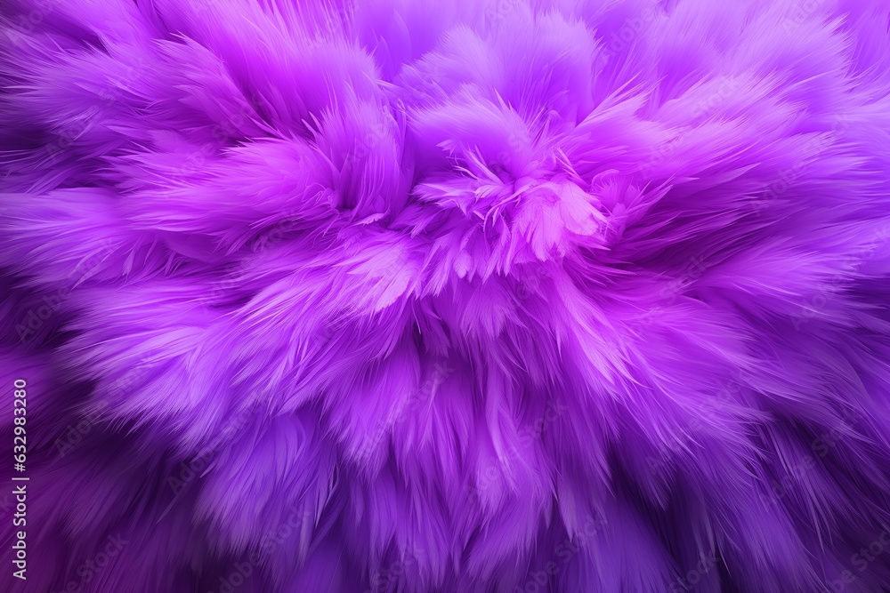 Abstract bright violet, purple artificial fluffy background.