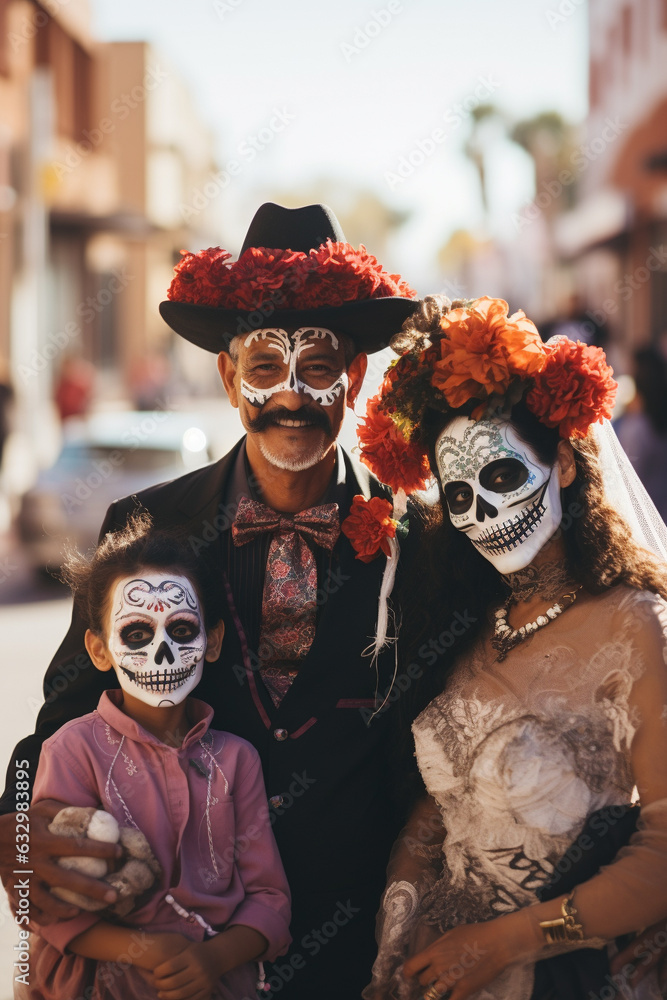 Day of the Dead ( Día de los Muertos).Holiday that reunites the living and dead. Generative AI Day of the Dead ( Día de los Muertos).Holiday that reunites the living and dead. Generative AI