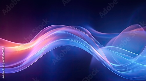 Cloth fabric gradient waves abstract background. 