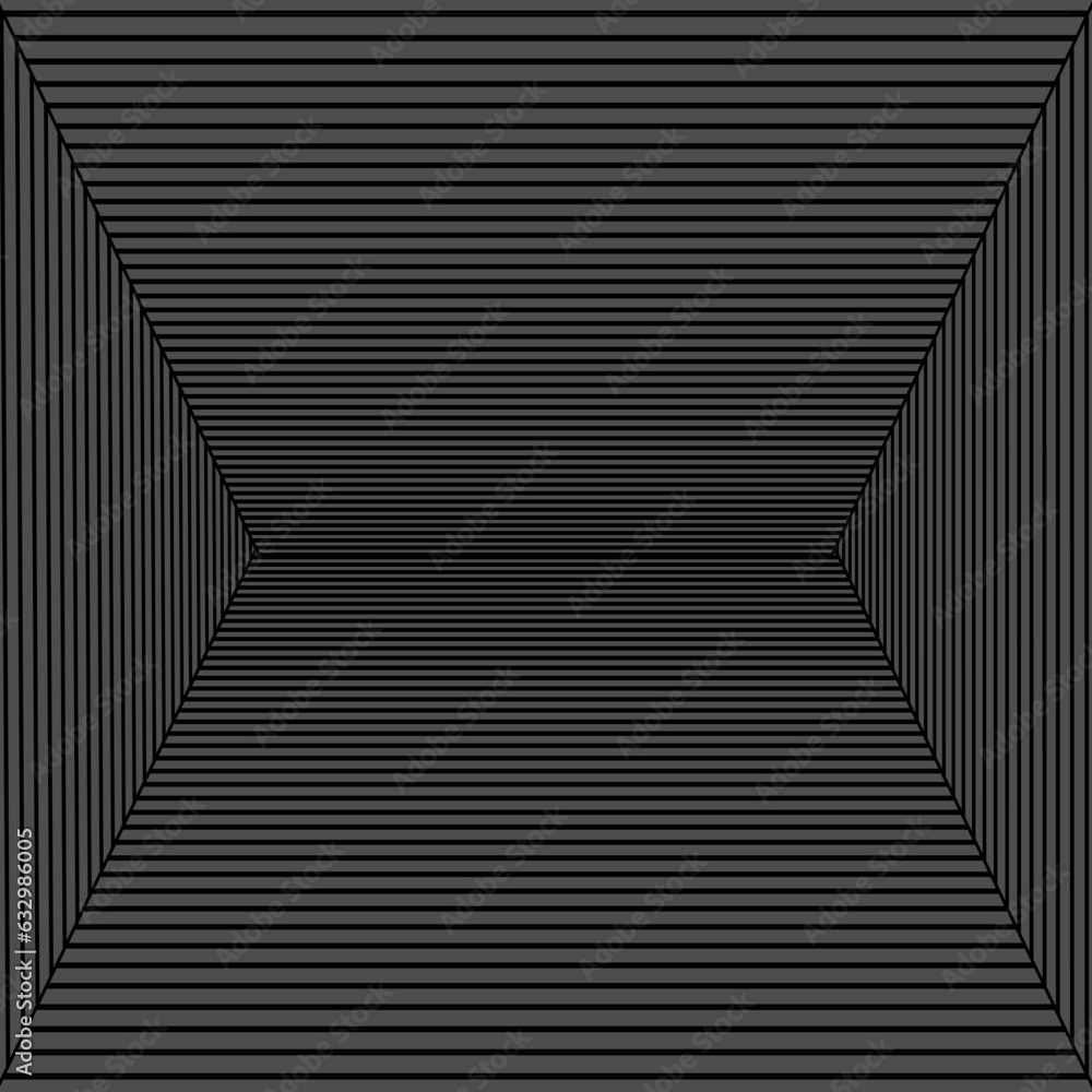 Vector abstract geometric pattern in the form of gray striped quadrilaterals on a black background Vector abstract geometric pattern in the form of gray striped quadrilaterals on a black background