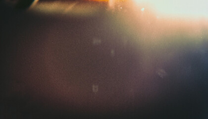 Abstract film texture background with grain, dust and light leak