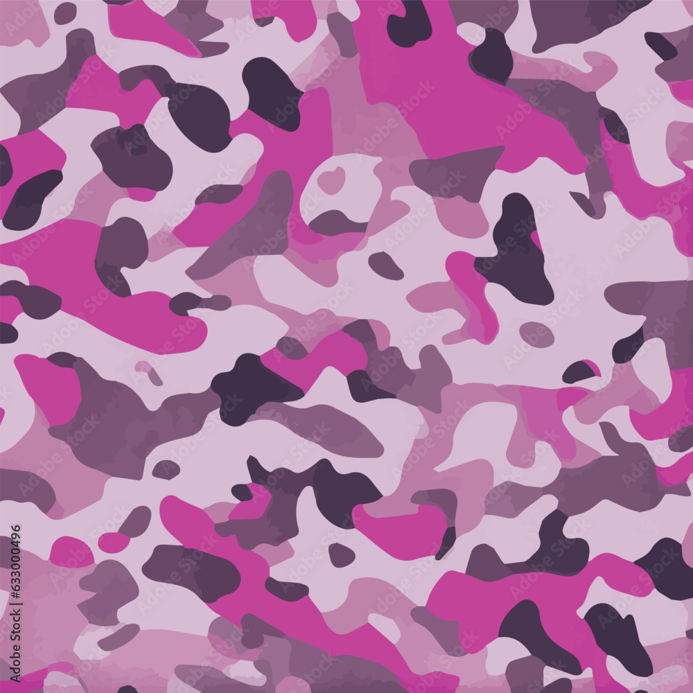 Camouflage seamless pattern. Trendy style camo, repeat print. Vector illustration. Khaki texture, perfect for military army design. Camouflage seamless pattern. Trendy style camo, repeat print. Vector illustration. Khaki texture, perfect for military army design.
