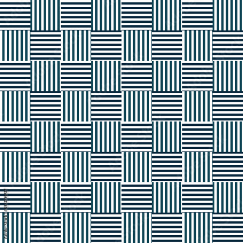 seamless pattern with stripes in square shape