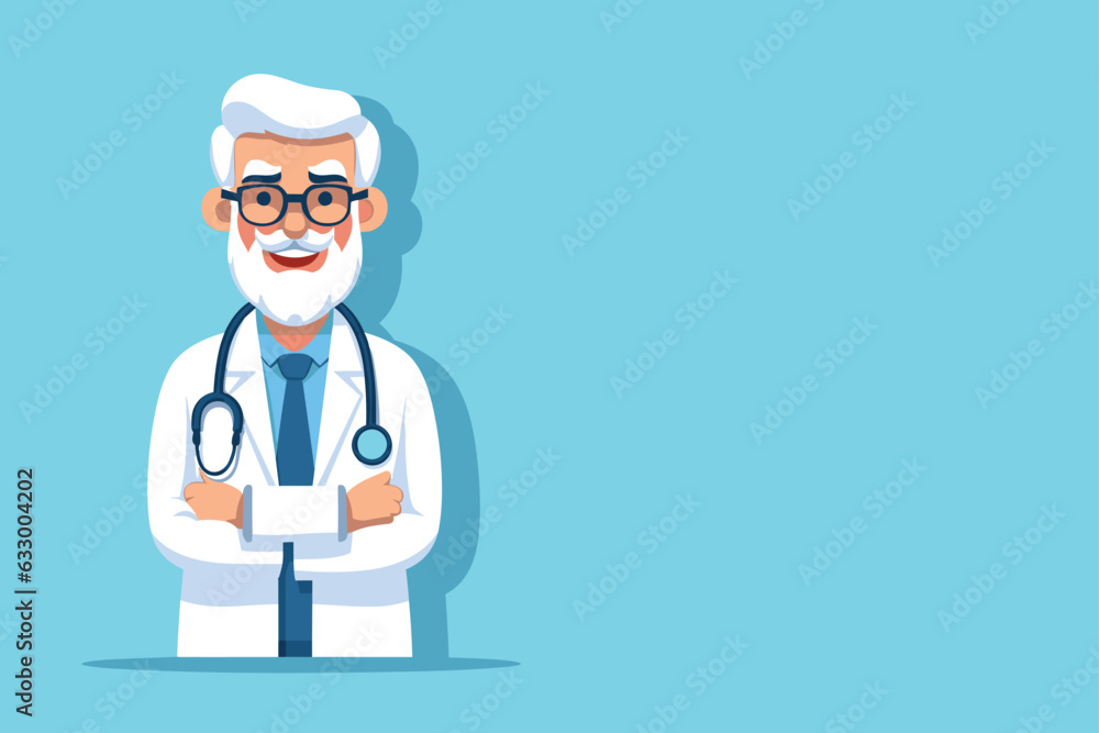 International Doctors' Day with copy space for text vector illustration International Doctors' Day with copy space for text vector illustration