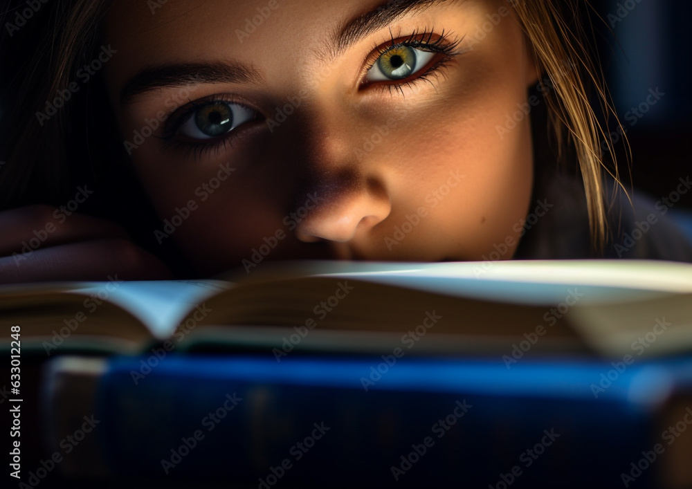 A close-up of a students face, world students day images A close-up of a students face, world students day images