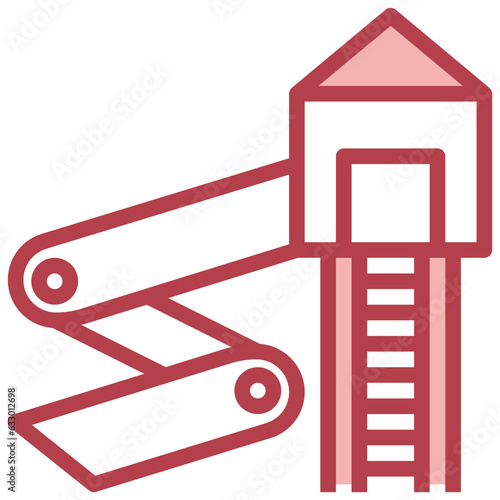 SPIRAL SLIDE line icon,linear,outline,graphic,illustration