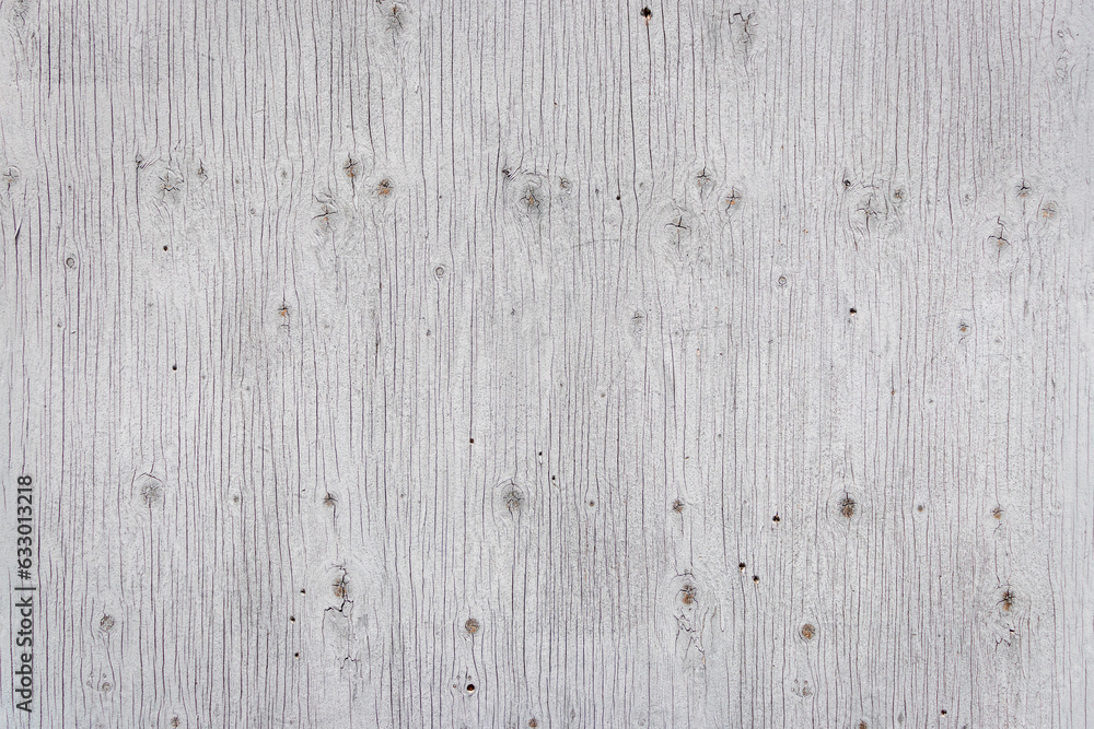 Naklejka premium Rustic wooden plank wall with horizontal boards and visible nails - wood grain. Taken in Toronto, Canada.