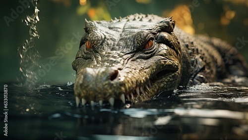 portrait of an alligator