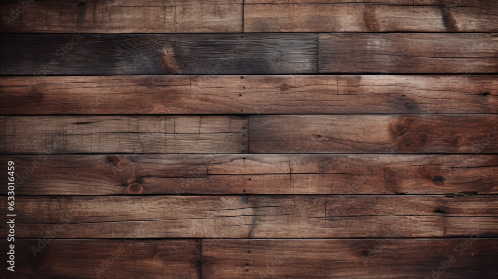 Obraz premium Pattern with old brown wood