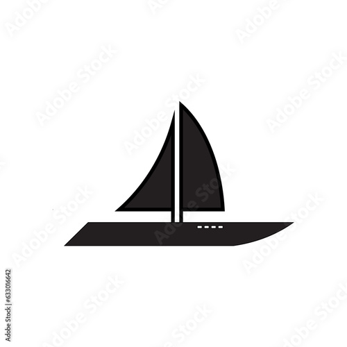 Fototapeta Naklejka Na Ścianę i Meble -  yacht icon