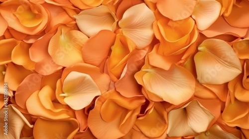 Lush and fragrant petals in shades of orange colour
