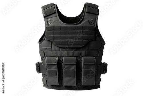 Variations of Bulletproof Vest Body Armor - Isolated on Transparent Background. Ai
