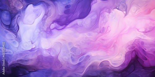 Abstract purple pink marble marbled ink painted painting texture colorful background banner, Color swirls painted splashes Generative AI